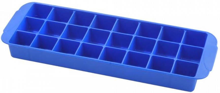 Metaltex Ijsblokjesmaker Rubber 26x8, 5x2, 5cm Blauw