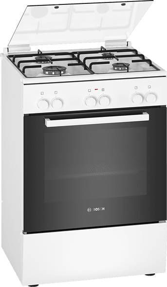 Bosch Serie 2 HXA050D20N Gas-elektrische fornuizen Wit