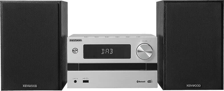 Kenwood M 720dab Micro Dab+ Hifi systeem Zilver