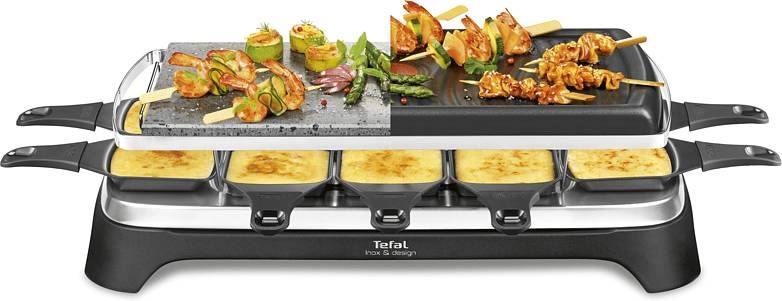 Tefal Gourmetset Inox & Design 3 in 1 Re45a8 10 Persoons