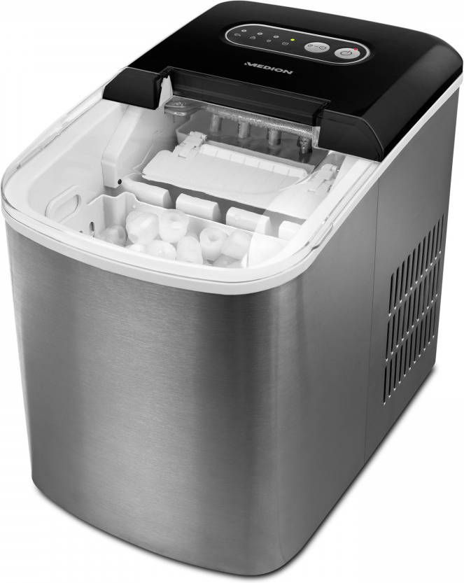 MEDION IJsblokjesmachine MD 17739 | Kleine en grotere formaten ijsblokjes | Korte productietijd | Inhoud 2, 2 liter(Refurbished )