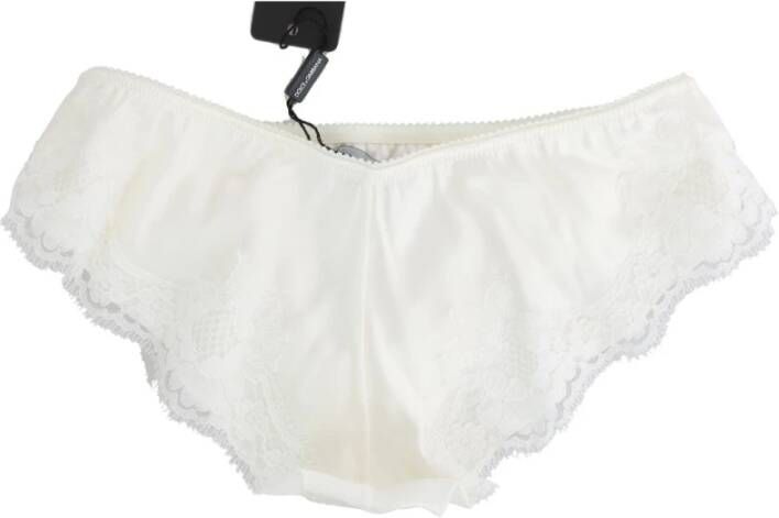 Dolce & Gabbana Kanten slagen , Wit, Dames