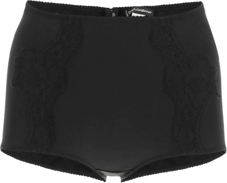 Dolce & Gabbana Stretch Underwear Bottoms , Zwart, Dames