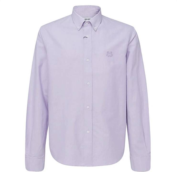 Kenzo Tiger Crest Button Down Shirt , Roze, Heren