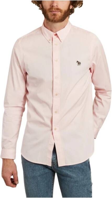 PS By Paul Smith Casual Overhemden Roze Heren