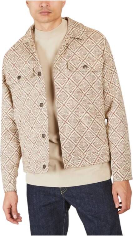 Samsøe Samsøe Zomerjassen Roze Heren