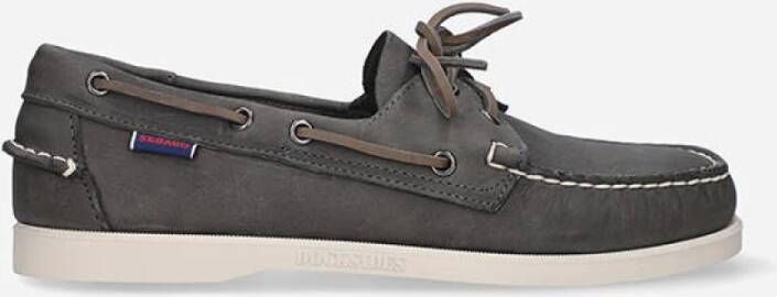 Sebago 70015H0 Portland Crazy Horse Shoes , Grijs, Heren