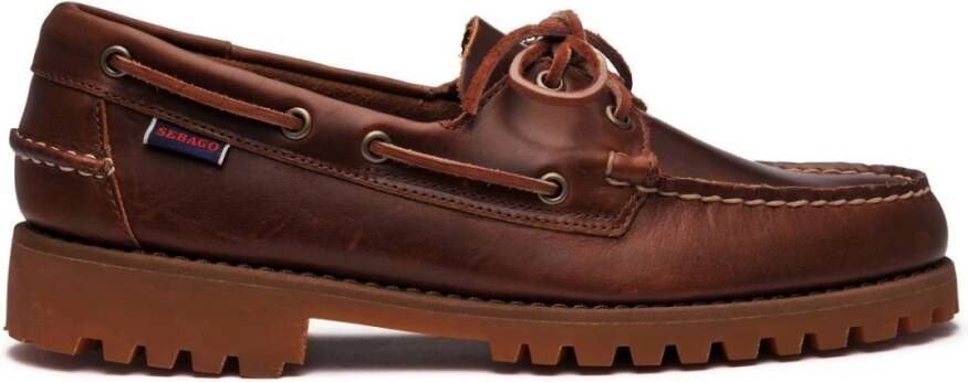 Sebago Bootschoenen ranger wasachtig , Bruin, Heren