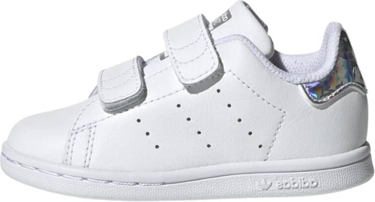 adidas Originals Stan Smitch CF I leren sneakers wit/metallic