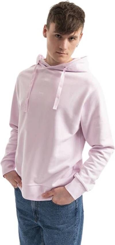 A.p.c. Larry Micro Logo Hooded Sweatshirt , Roze, Heren