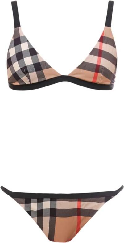 Burberry Vintage Check Triangle Bikini