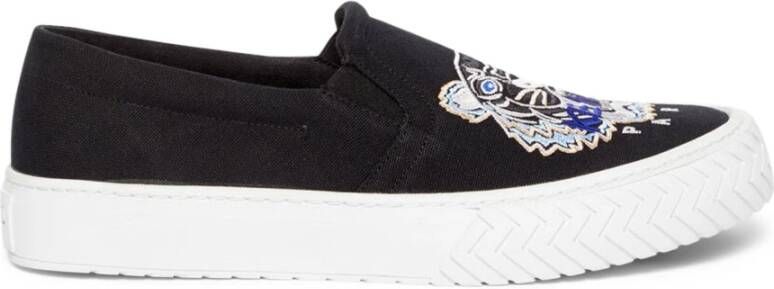 Kenzo K Skate Tiger Slip on Sneakers , Zwart, Heren
