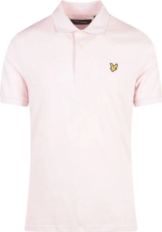 Lyle & Scott Gewoon poloshirt lichtroze , Roze, Heren