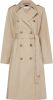 Tommy Hilfiger Double breasted trenchcoat met strikceintuur met steekzakken online kopen