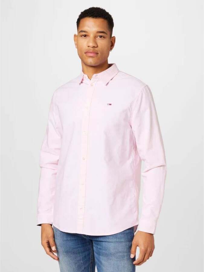 Tommy Jeans Lichtroze Casual Overhemd Tjm Classic Oxford Shirt