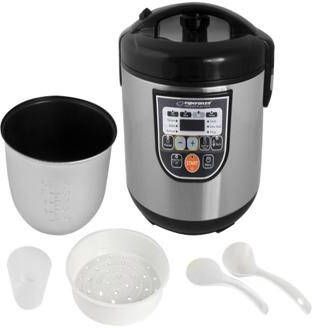 Esperanza Ekg011 Multicooker Elektrische Snelkookpan, Pastakoker, Rijstkoker En Stomer, Stoomkoker 5l