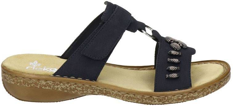 Rieker slippers donkerblauw