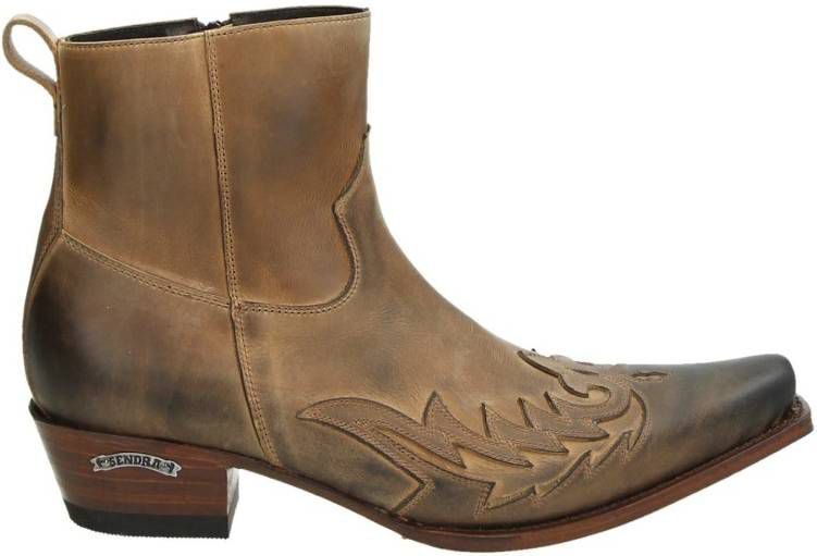 Sendra 11783 Mimo rits- & gesloten boots cognac