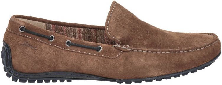 Sioux Callimo suède mocassins bruin