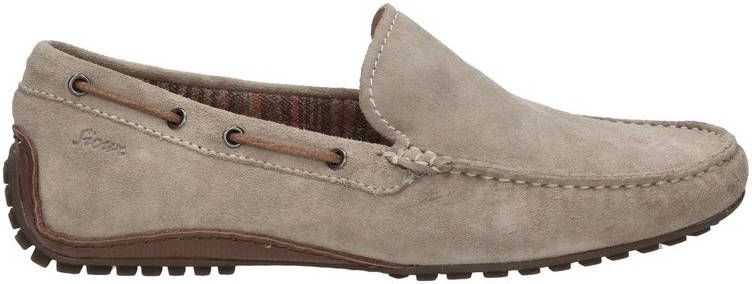 Sioux Callimo suède mocassins taupe