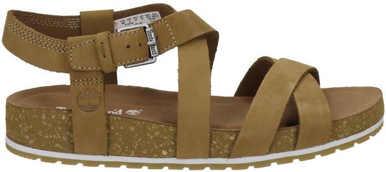 Timberland Malibu Waves nubuck sandalen cognac
