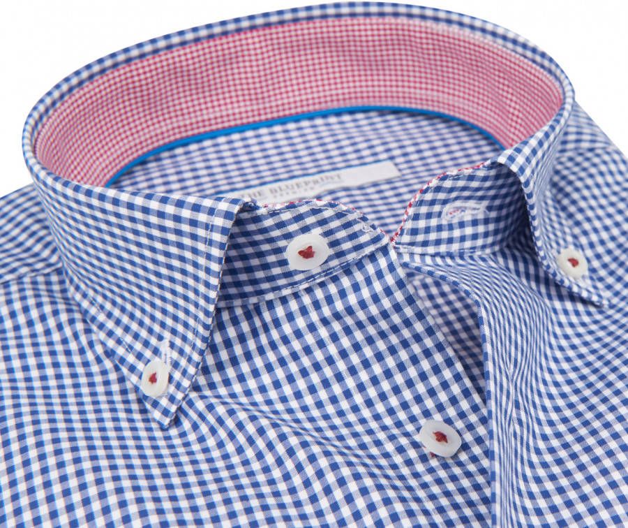 The BLUEPRINT Premium Heren Trendy Heren Overhemd LM