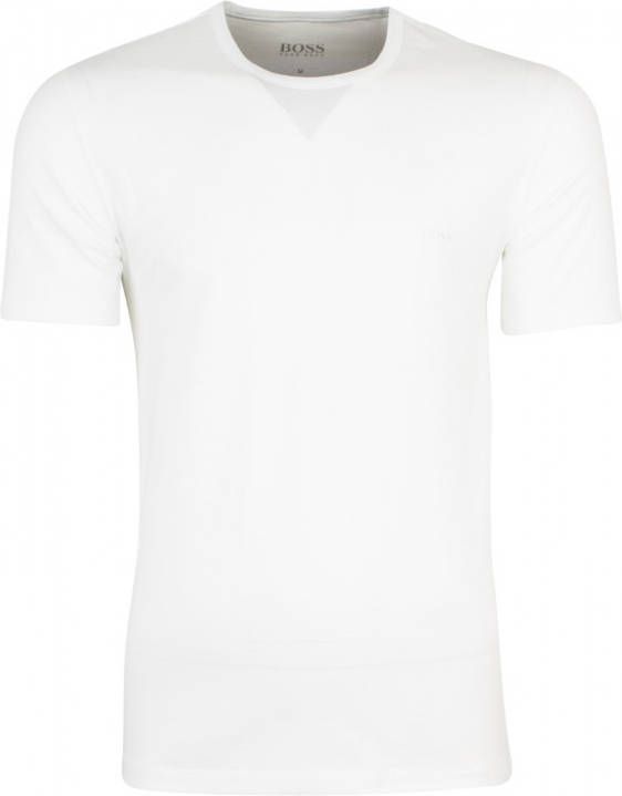 Hugo Boss 3 pack ronde hals t shirt effen 100% katoen wit