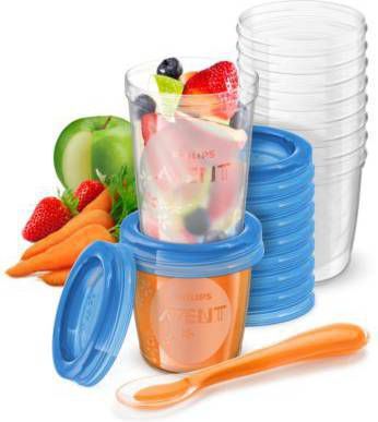 Philips Avent SCF721/20 Bewaarbeker voor babyvoeding 10x 240ml, 10x180ml