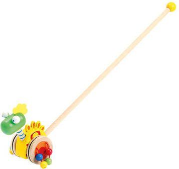 Merkloos Bino Stokroller Dinosaurus Junior 57 Cm Hout