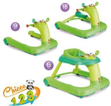 Chicco Loopstoel 123 Baby Walker Junior 68 X 50 Cm Groen