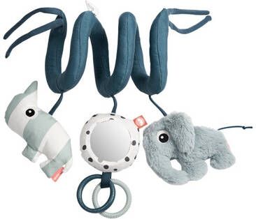 Done by Deer ™ Activiteitenspeelgoed Spiral e Elephant Elphee & Rhino Nozo, blauw