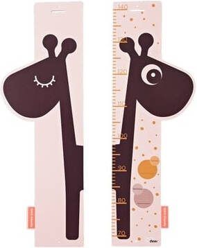 Done by Deer ™ Meetstokje giraffe Raffi, roze
