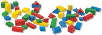 HEROS Bouwsteentrommel Baby Box met 50 gekleurde stenen