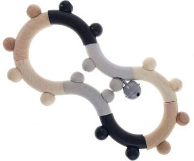 Hess Motorische rammelaar Acht natuurlijk Zwart