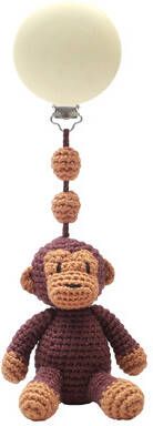 natureZOO nature Zoo of Denmark gehaakte kinderwagenwagen aap, bruin