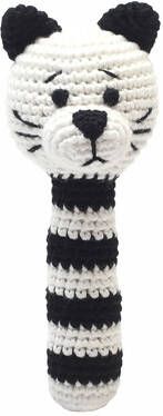 natureZOO of Denmark Rammelaar Kat gehaakt zwart/wit