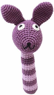 natureZOO of Denmark Rammelaar Konijn gehaakt lila