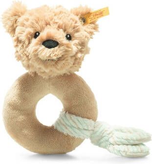 Steiff Soft Cuddly Friends Jimmy teddybeer grijpspeeltje met rammelaar, beige