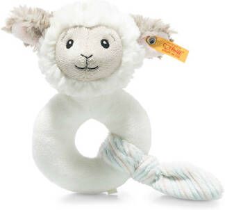 Steiff Soft Cuddly Friends Lita lammetje grijpspeeltje met rammelaar, creme
