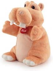 Trudi Handpop Nijlpaard 24 Cm Pluche Bruin