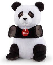 Trudi Handpop Panda 24 Cm Pluche Zwart/wit