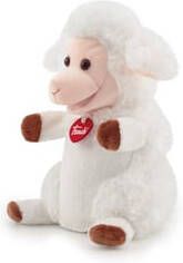 Trudi Handpop Schaap 24 Cm Pluche Wit