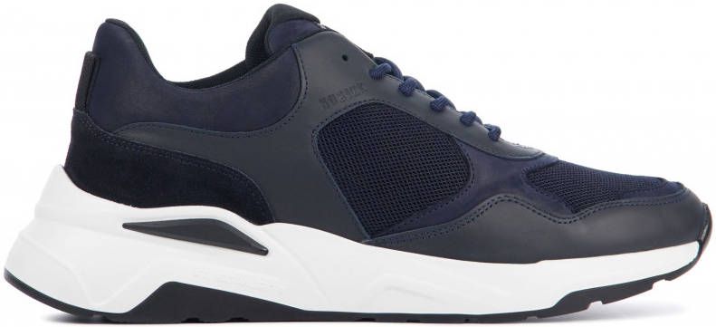 Nubikk Dusk Marine nubuck sneakers donkerblauw