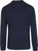 Champion Longsleeve T Shirt Script Logo Navy , Blauw, Heren online kopen