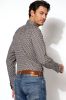 Desoto casual overhemd donkerblauw geprint katoen slim fit online kopen