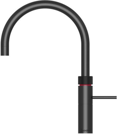 Quooker Cube Fusion Round Mat Zwart met Combi Boiler