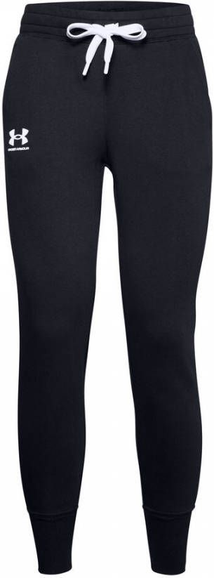 Under Armour Rival high waist tapered fit cropped trainingsbroek