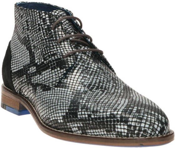 Berkelmans Veterboot Heren Grijs/Multi/Zwart