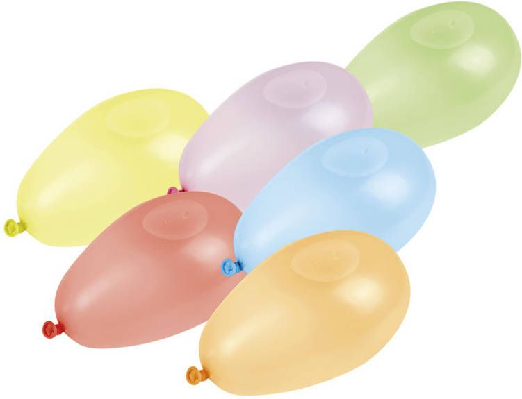 Feestbazaar Waterballonnen 100 stuks diverse kleuren