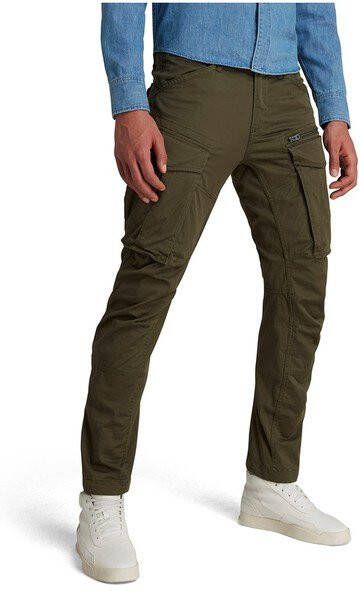 G-Star G Star RAW Rovic zip 3d regular fit cargobroek met biologisch katoen 6059 dk bronze green
